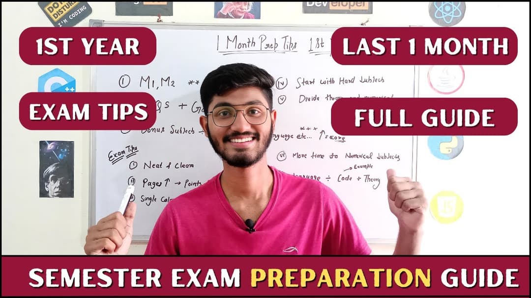 How to Prepare for the Semester Exams
